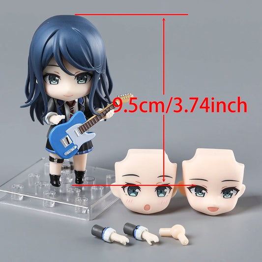 Project SEKAI Hoshino Ichika 10cm Nendoroid Action Figure Guitar Boxed #2934
