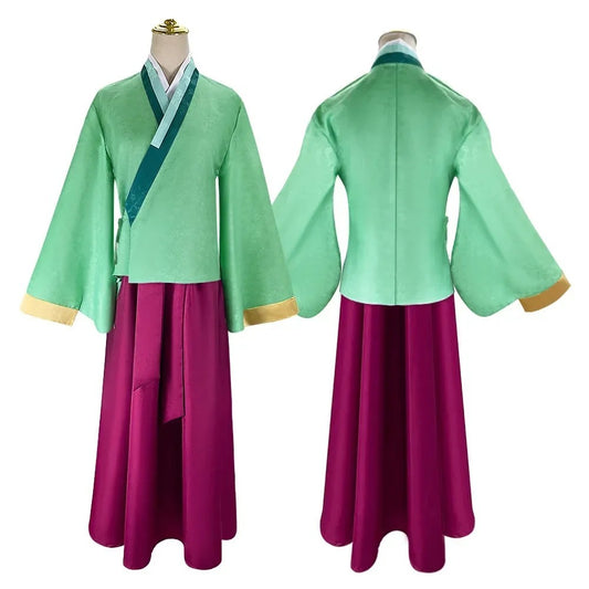 The Apothecary Diaries Maomao Cosplay Costume Full Set Kimono Wig Halloween