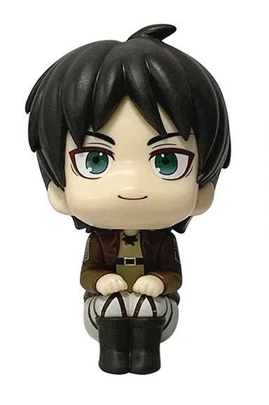 Attack on Titan Eren Yeager Levi Ackerman Q Version Sitting Action Figure 10cm