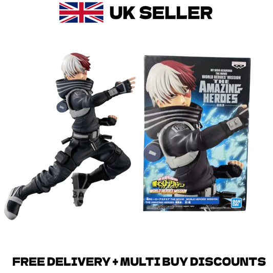 17cm My Hero Academia Shoto Todoroki Action Figure The Amazing Heroes Boxed PVC