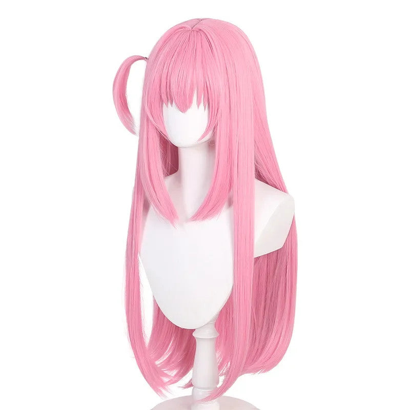 Bocchi the Rock! Hitori Gotou Cosplay Wig Pink Hair Anime Merch Halloween 34in