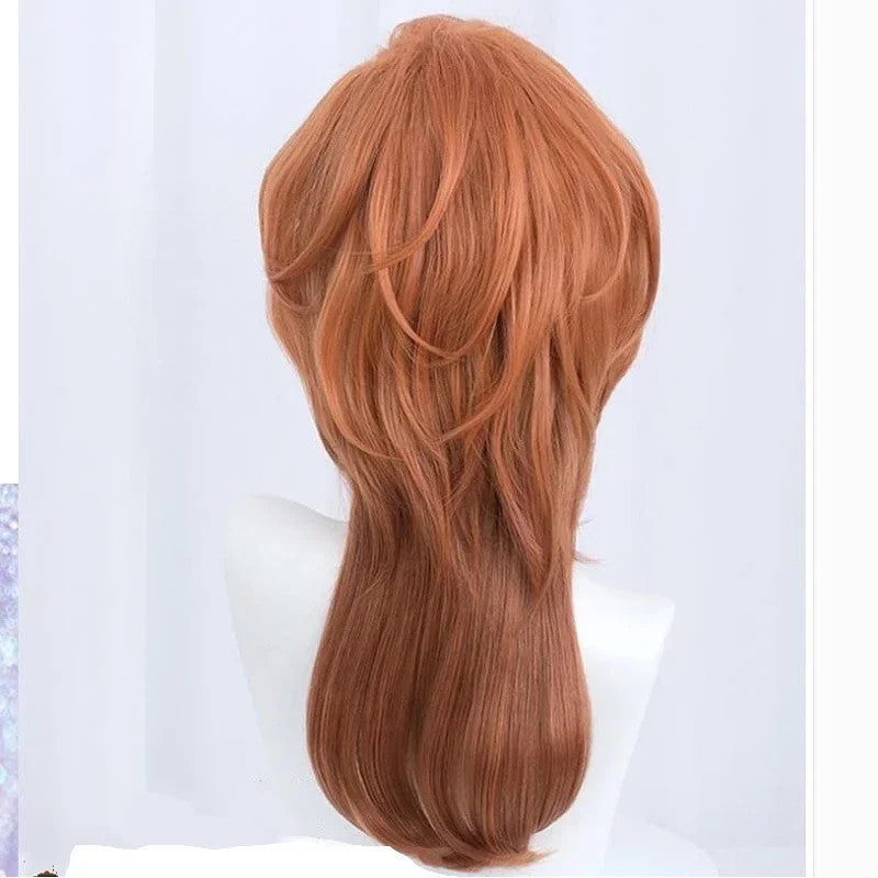 Bungo Stray Dogs Chuuya Nakahara Cosplay Wig Heat Resistant Anime Hair Halloween