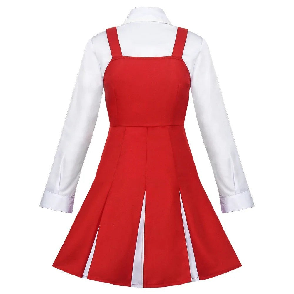 My Hero Academia Eri Cosplay Costume Wig Full Set Red Dress Anime Halloween