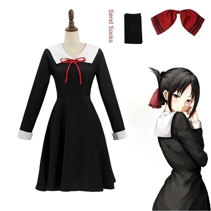 Kaguya-sama: Love Is War Kaguya Shinomiya Cosplay Full Set Wig Halloween Outfit