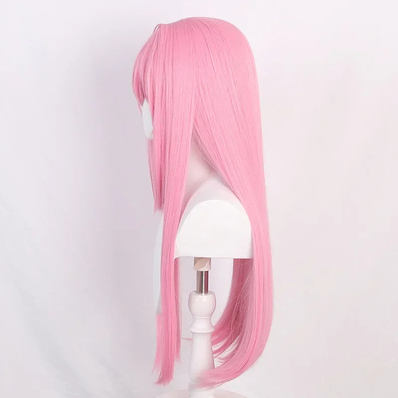 Bocchi the Rock! Hitori Gotou Cosplay Wig Pink Hair Anime Merch Halloween 34in
