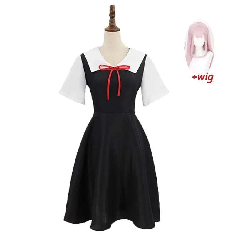 Kaguya-sama: Love Is War Chika Fujiwara Cosplay Full Set Wig Halloween Outfit