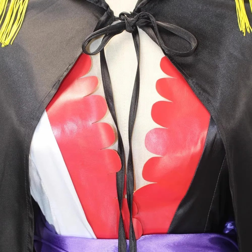 Boa Hancock Cosplay Anime Costume Pirate Empress Marineford Dress Cloak Full Set