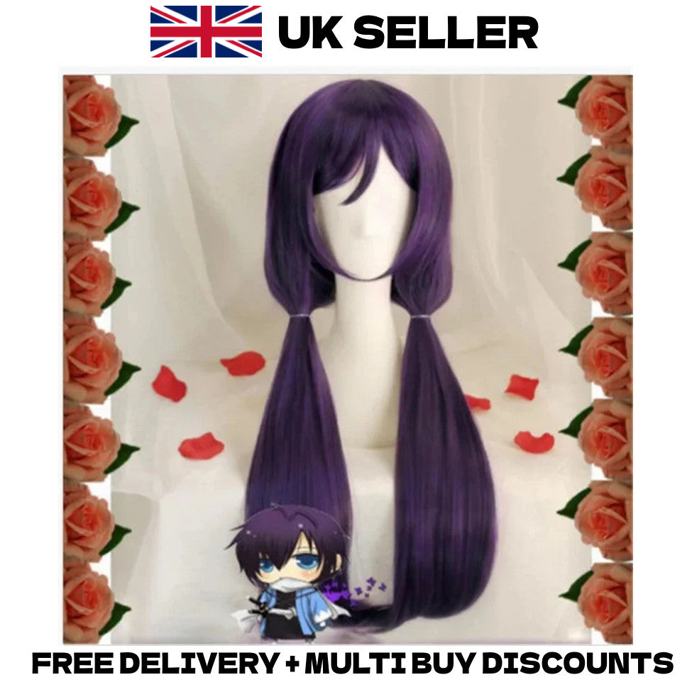 Love Live! Nozomi Tojo Cosplay Wig Purple Long Hair Anime Merch Halloween