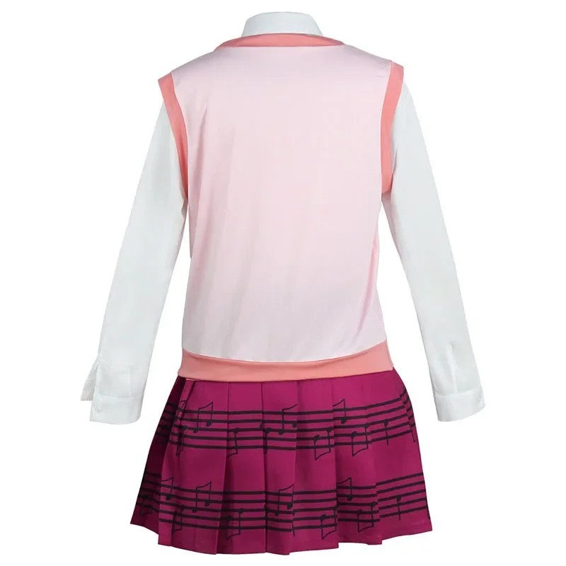 Danganronpa V3 Kaede Akamatsu Cosplay Costume Full Set Halloween Outfit Anime