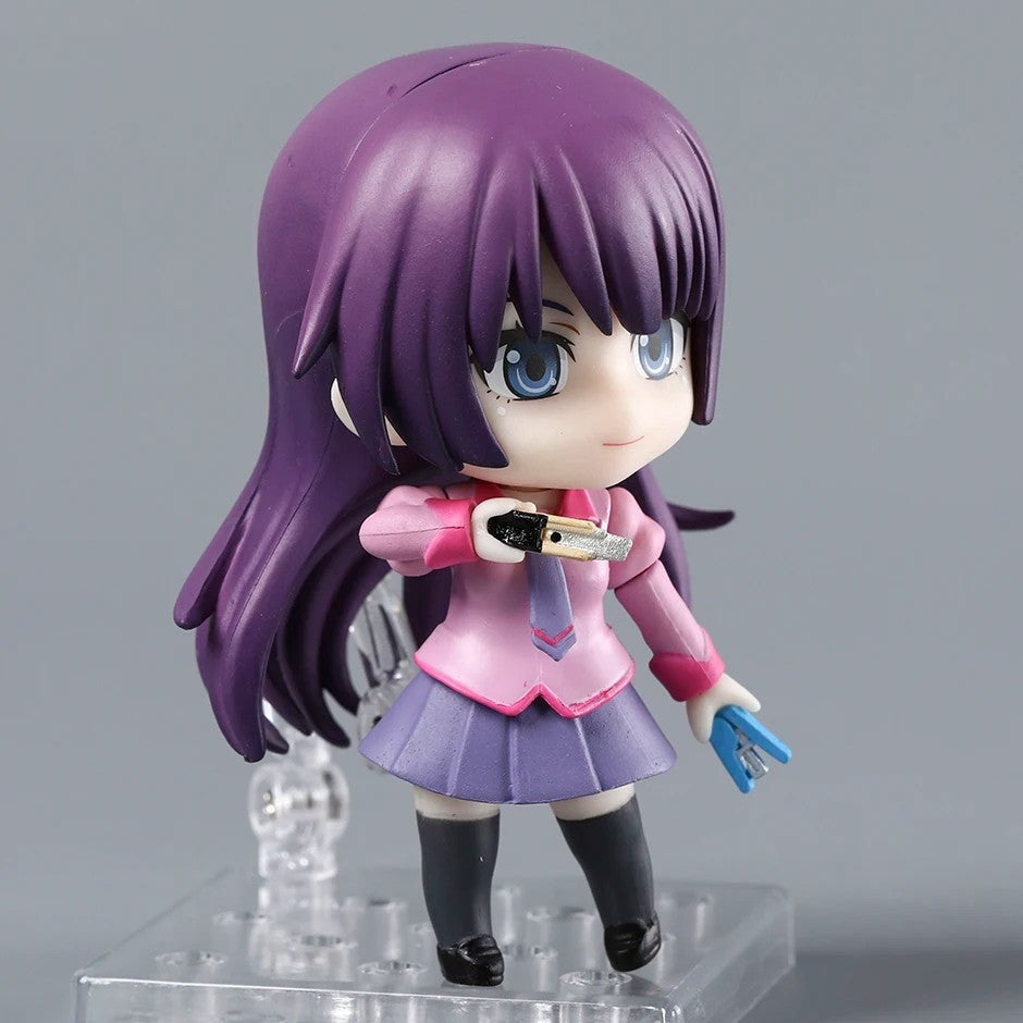 Bakemonogatari Hitagi Senjougahara Action Figure 10cm Anime Model Statue Boxed