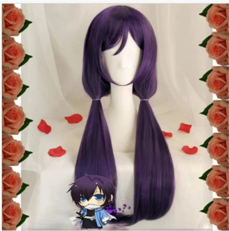 Love Live! Nozomi Tojo Cosplay Wig Purple Long Hair Anime Merch Halloween