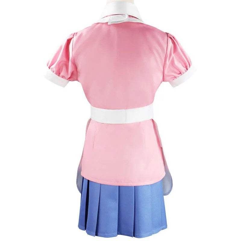 Danganronpa 2 Mikan Tsumiki Cosplay Costume Full Set Wig Halloween Outfit
