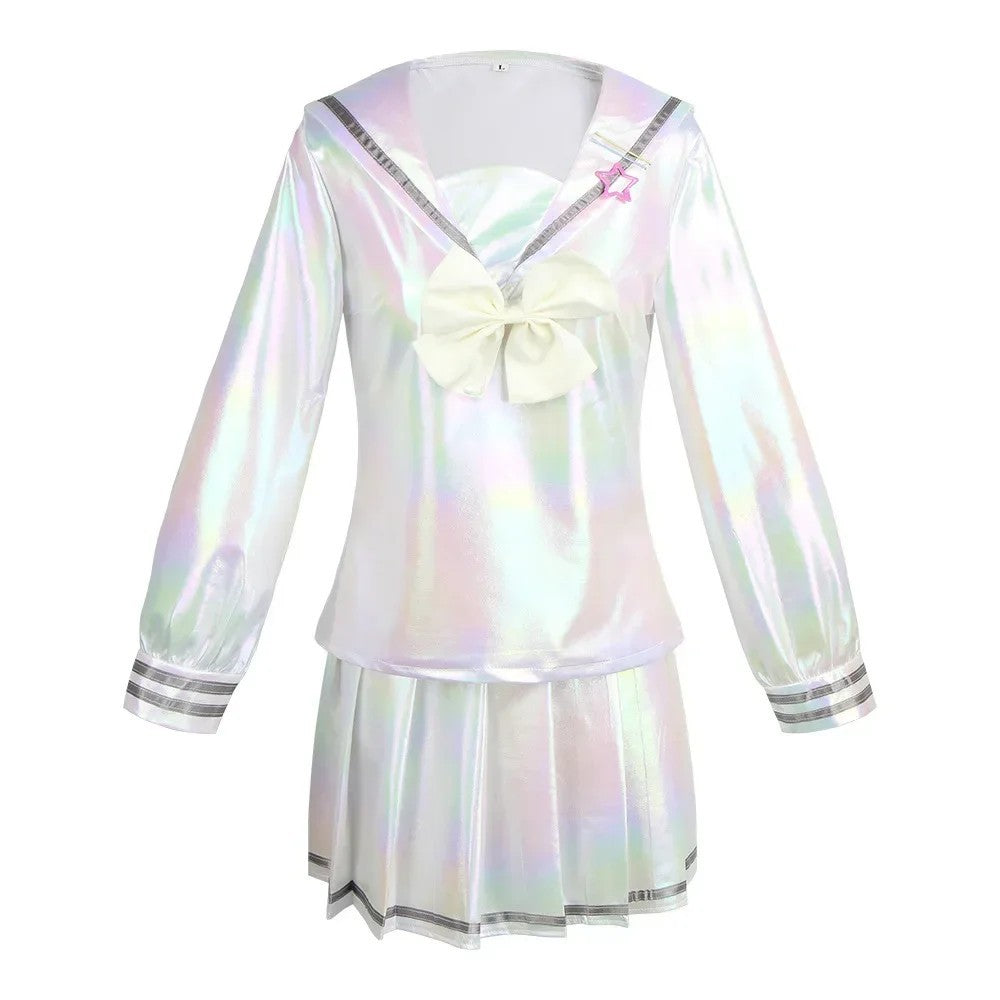 NEEDY STREAMER OVERLOAD KAngel Cosplay Costume Full Set Wig Halloween Outfit