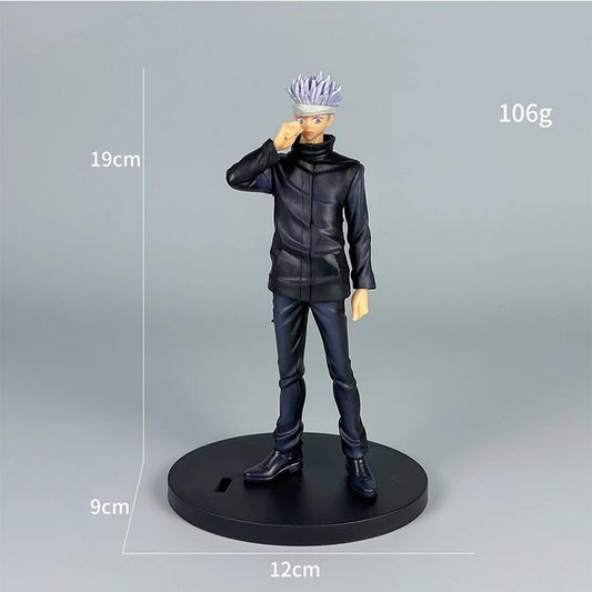 Jujutsu Kaisen 4Pcs Action Figures Set Yuji Gojo Megumi PVC Models 16-21cm Anime
