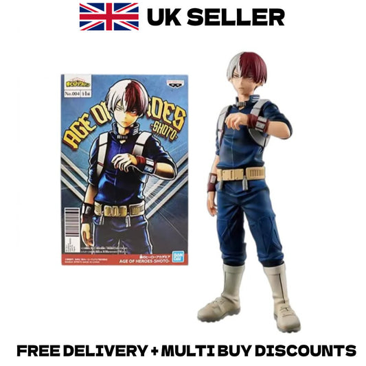 17cm My Hero Academia Shoto Todoroki Action Figure Age of Heroes Anime PVC