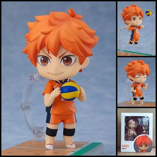 Haikyuu Nendoroid Action Figure 10cm Hinata Kageyama Oikawa Kenma Model Boxed