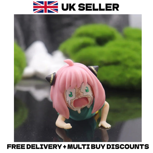 Spy Family 5cm Anya Forger Crying Action Figure Funny Cute Anime To