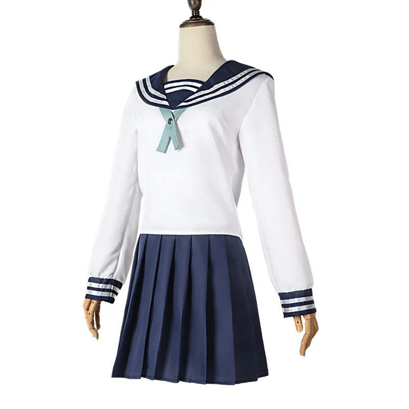Riko Amanai Cosplay Costume Wig Full Set Anime School Uniform Halloween Outfit