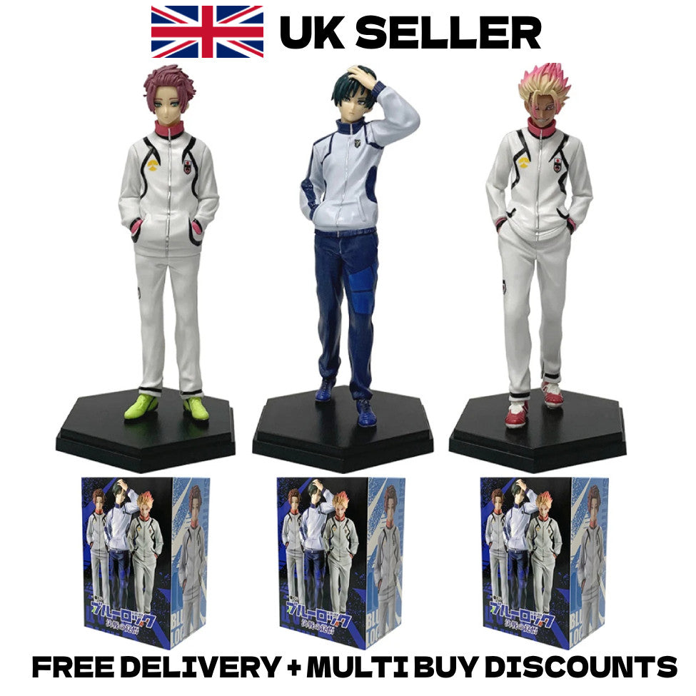 Blue Lock Itoshi Sae Itoshi Rin Shidou Ryusei Action Figure 19cm Anime Models