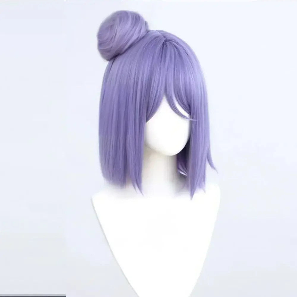 Naruto Shippuden Konan Cosplay Wig Akatsuki Kunoichi Merch Anime Halloween Hair