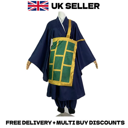 Jujutsu Kaisen Geto Suguru Cosplay Costume Shaman Kenjaku Anime Set Merch + Wig