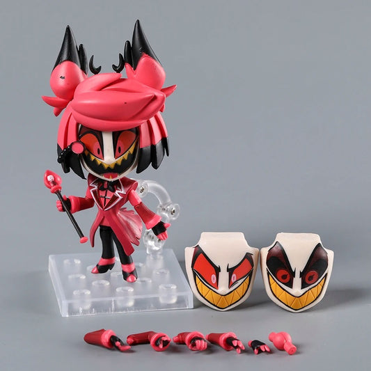 Hazbin Hotel Alastor Radio Demon 10cm Action Figure Nendoroid Style Boxed Model