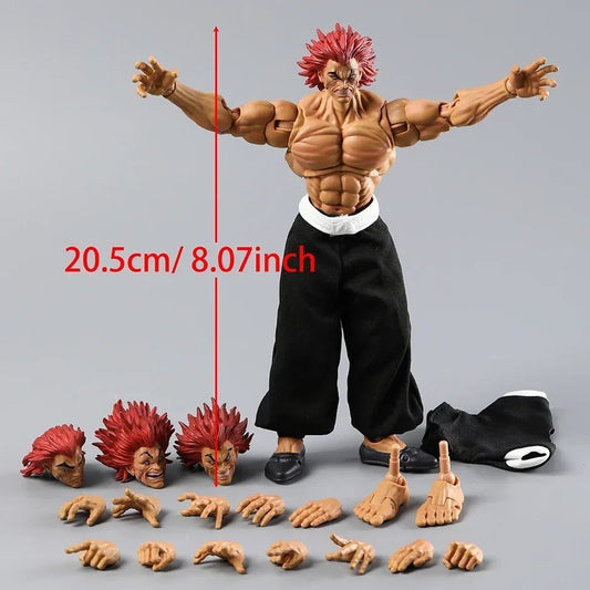 Baki the Grappler 20.5cm Baki Yujiro Hanma Boxed Action Figure Anime Statue