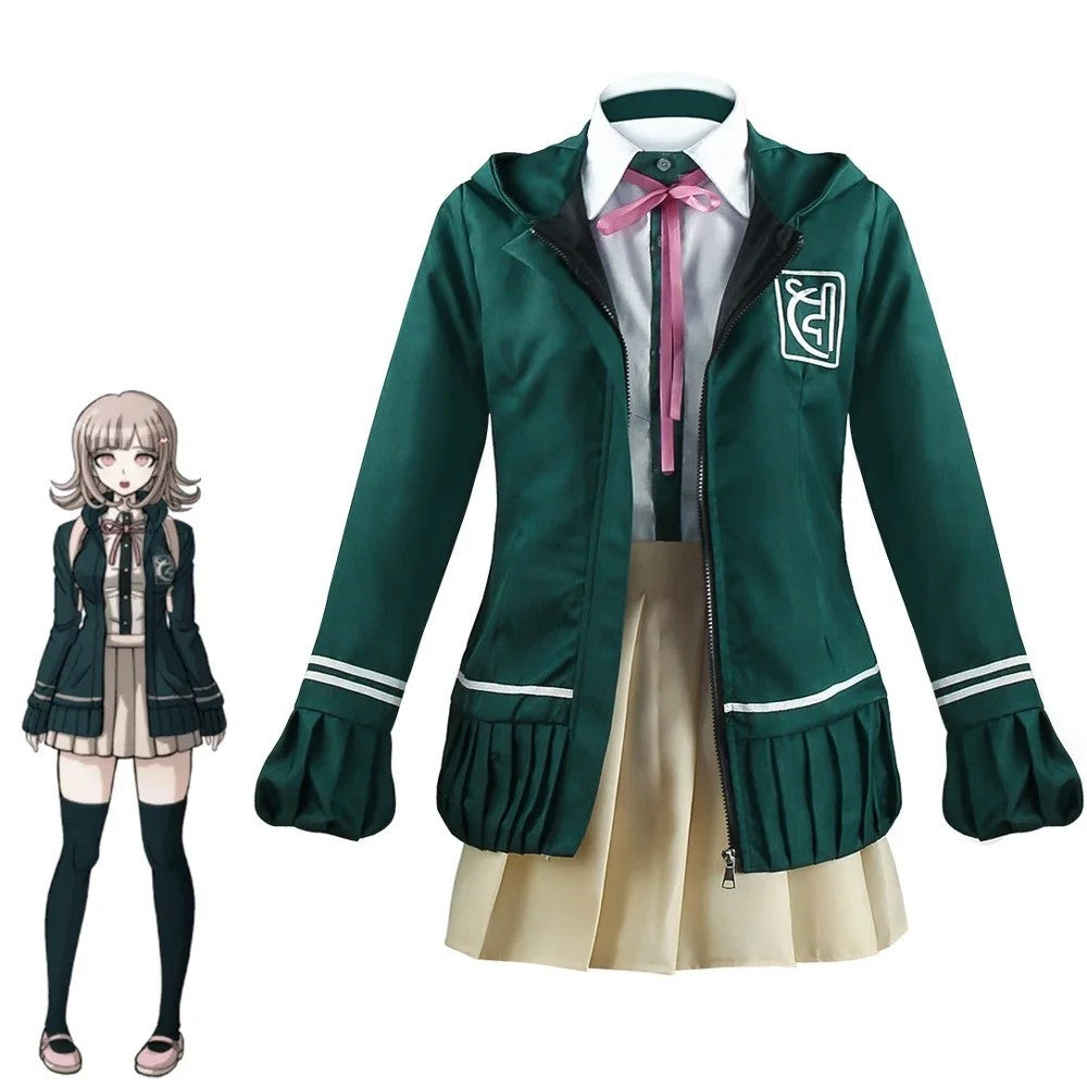 Danganronpa 2 Chiaki Nanami Cosplay Costume Full Set Halloween Outfit Anime
