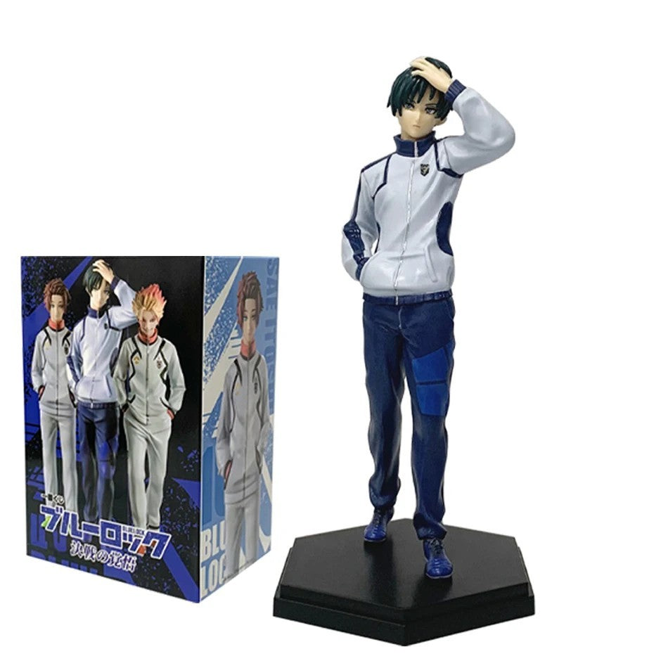 Blue Lock Itoshi Sae Itoshi Rin Shidou Ryusei Action Figure 19cm Anime Models