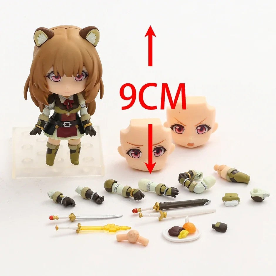 Rising of the Shield Hero Nendoroid Action Figures Naofumi Raphtalia Models Box