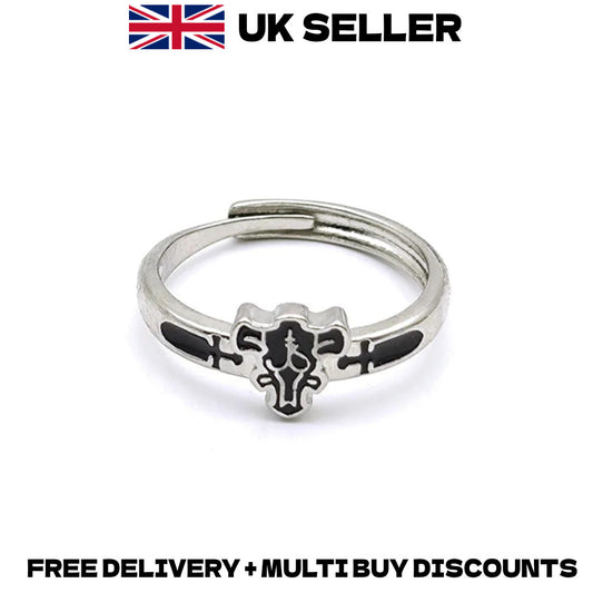 Black Clover Black Bulls Squad Asta Ring Adjustable Cosplay Anime Jewelry Merch