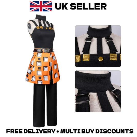 JoJo's Bizarre Adventure Narancia Ghirga Cosplay Costume Full Set Golden Wind