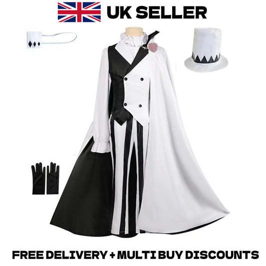 Bungo Stray Dogs Nikolai Gogol Cosplay Anime Costume Decay of the Angel Full Set