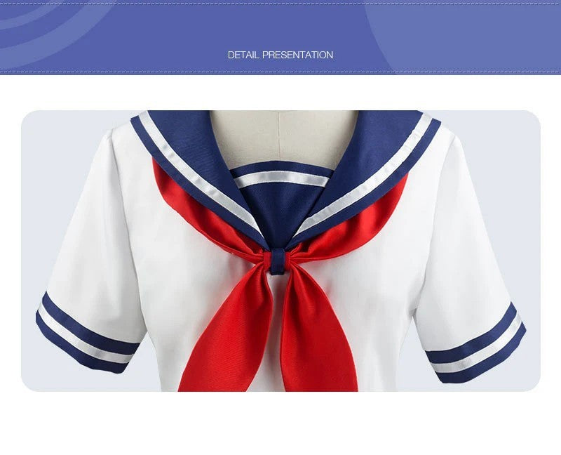 Yandere Simulator Ayano Aishi Yan-chan Cosplay Costume Uniform Halloween Outfit