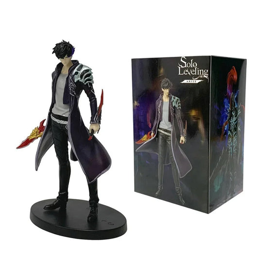 Solo Leveling 21cm Action Figures Sung Jin Woo Cha Hae-In Igris Boxed Statue Toy