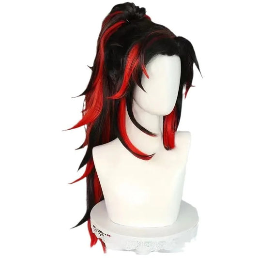 Demon Slayer Yoriichi Tsugikuni Cosplay Costume Full Set Kimono Haori With Wig