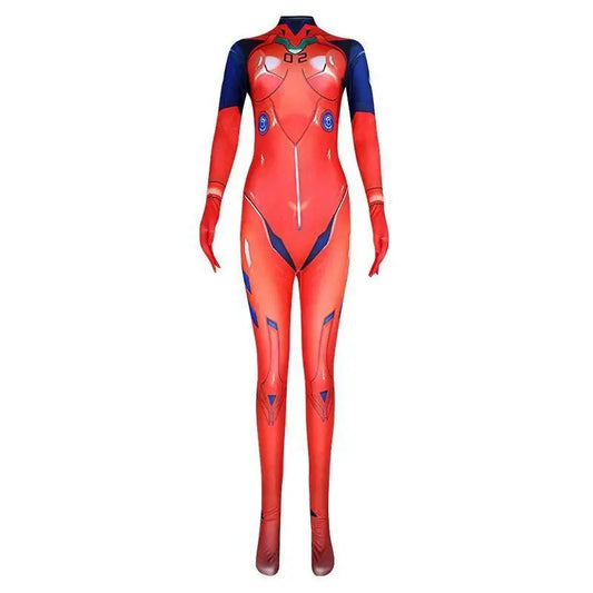 Neon Genesis Evangelion Plugsuit Cosplay Costume Asuka Rei Mari Suit Halloween