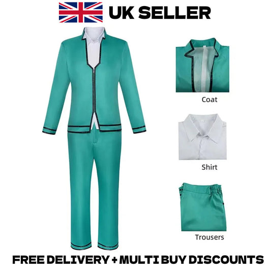 The Disastrous Life of Saiki K. Kusuo Saiki Cosplay Costume Uniform Full Set
