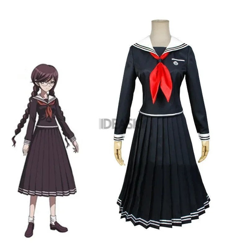 Danganronpa Toko Fukawa Cosplay Costume Full Set Anime Halloween Outfit Merch