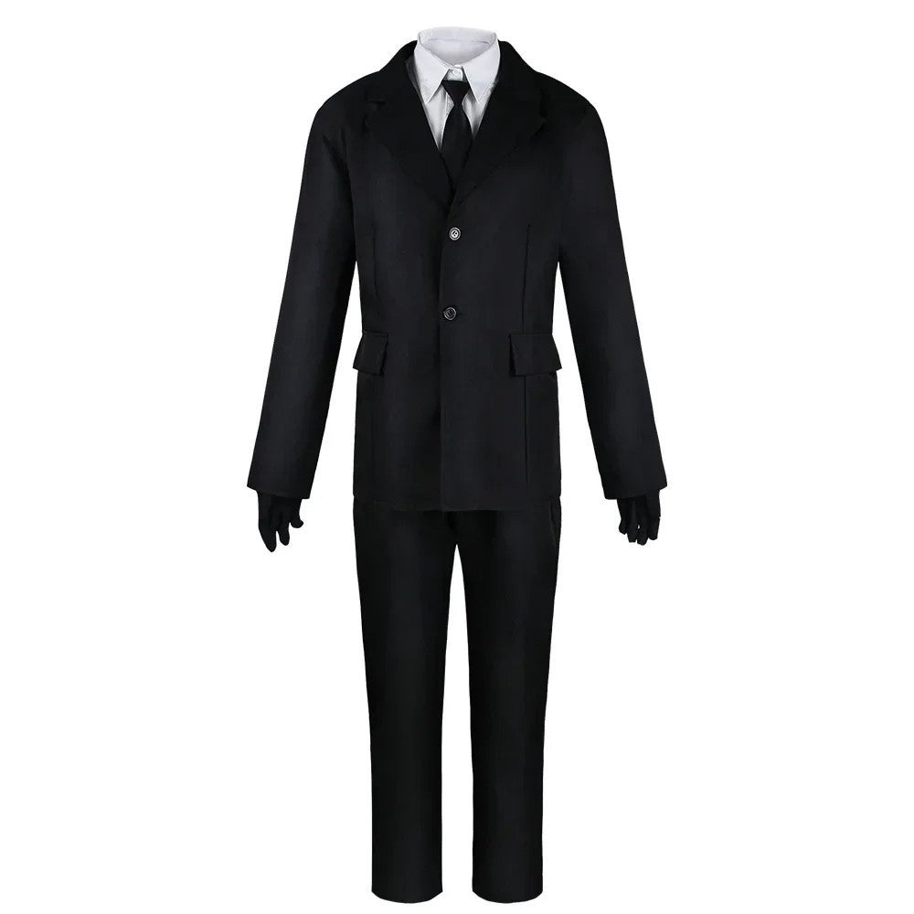 Bungo Stray Dogs Osamu Dazai Cosplay Costume Port Mafia Black Suit Trench Coat