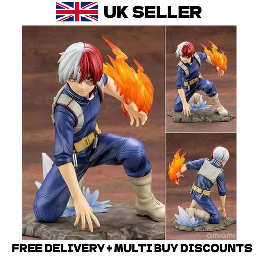 16cm My Hero Academia Shoto Todoroki Ice and Fire Action Figure Anime Model PVC