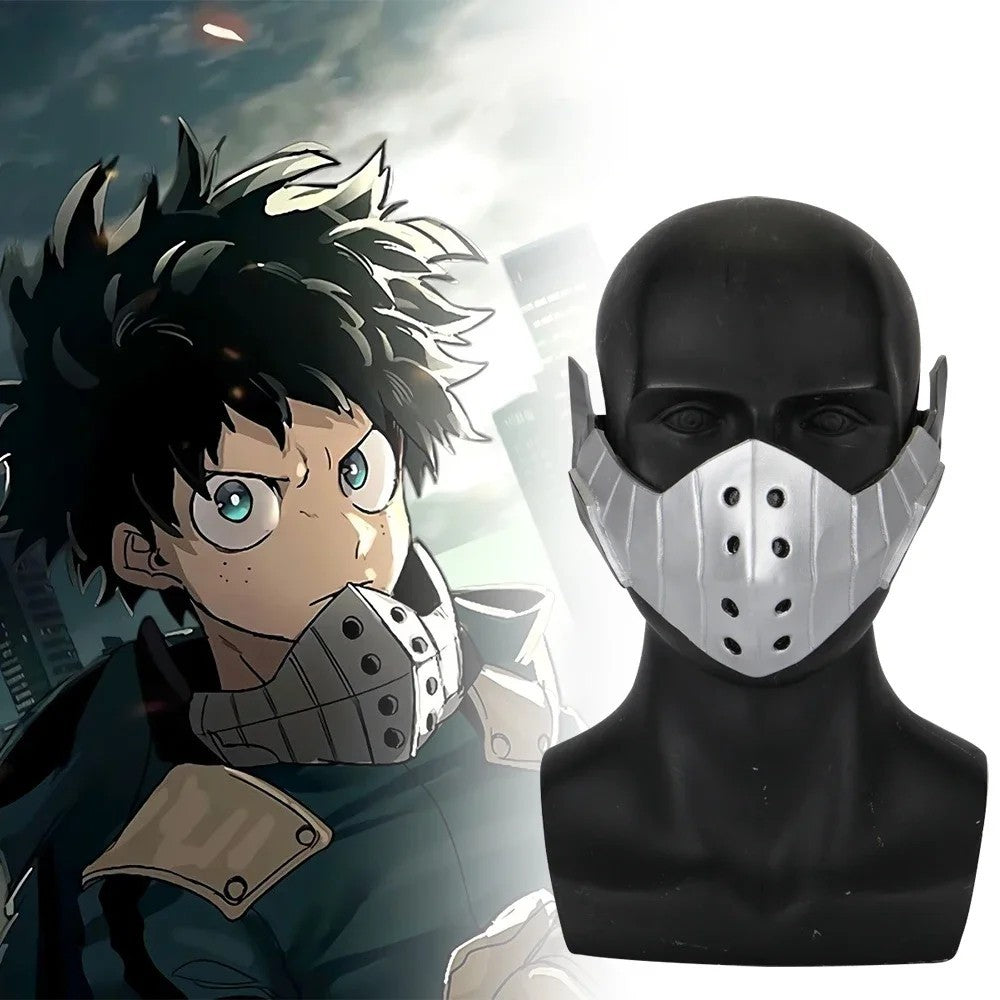 My Hero Academia Izuku Midoriya Deku Mask Hero Cosplay Prop Anime Halloween