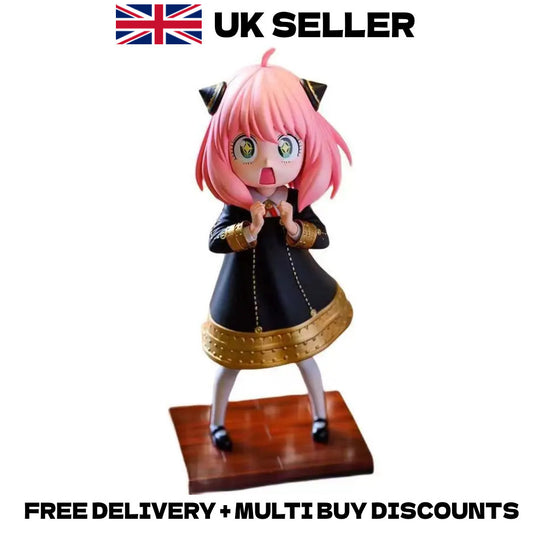 Spy Family 16cm Anya Forger Standing Action Figure Cute Anime Model Statue