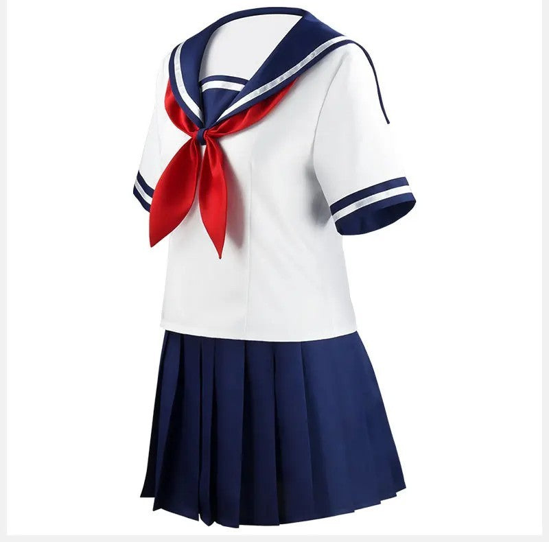Yandere Simulator Ayano Aishi Yan-chan Cosplay Costume Uniform Halloween Outfit