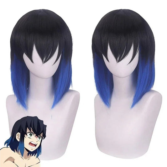 Demon Slayer Inosuke Hashibira Cosplay Costume Boar Mask Full Outfit Wig Anime