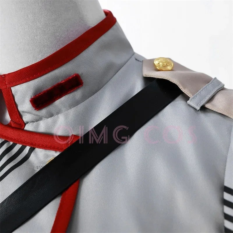 Synthesizer V Kasane Teto Cosplay Costume Full Set Wig Halloween Outfit