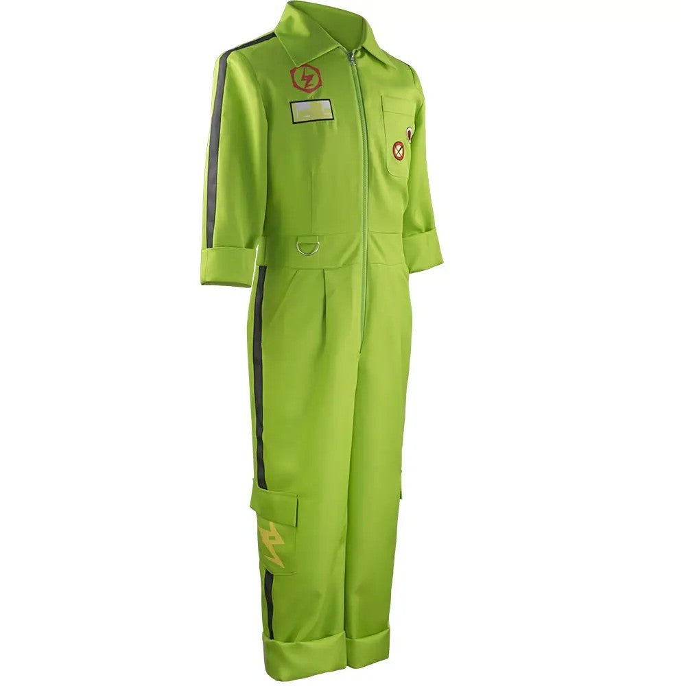 Danganronpa 2 Kazuichi Souda Cosplay Costume Jumpsuit Wig Boiler Suit Outfit Set