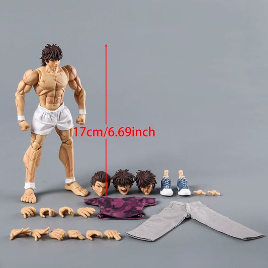 Baki Hanma Son of Ogre 17cm Action Figure PVC Model Anime Statue Boxed Storm Toy