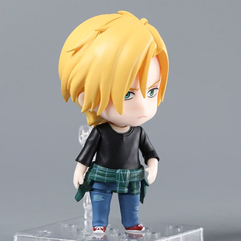 BANANA FISH Ash Lynx Action Figure 10cm Nendoroid Anime Model Boxed Statue