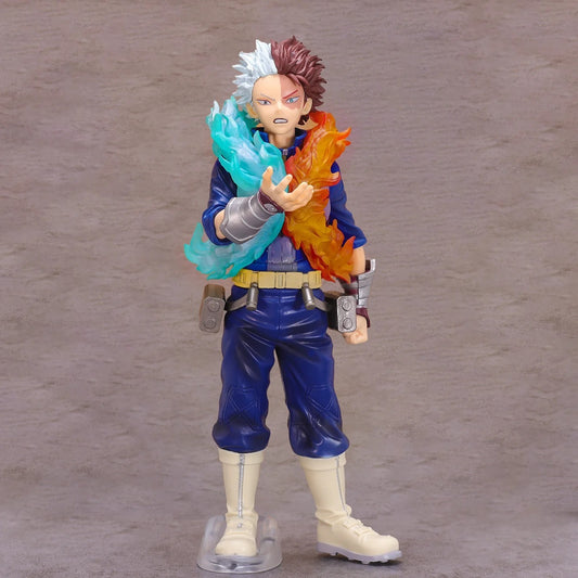 My Hero Academia Shoto Todoroki 25cm Action Figure Phosphor Fire Ice Anime Model